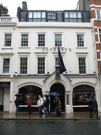 Sotheby's office in New Bond Street, London